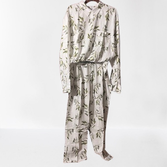 Piyama Leaf Pattern Women's Luxury Pajama Set Back in stock - Picture 5 of 10